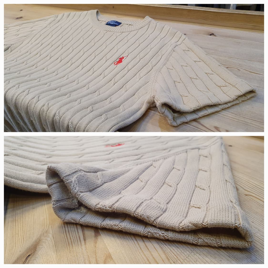 77.폴로 꽈배기 반팔니트  상품이미지4