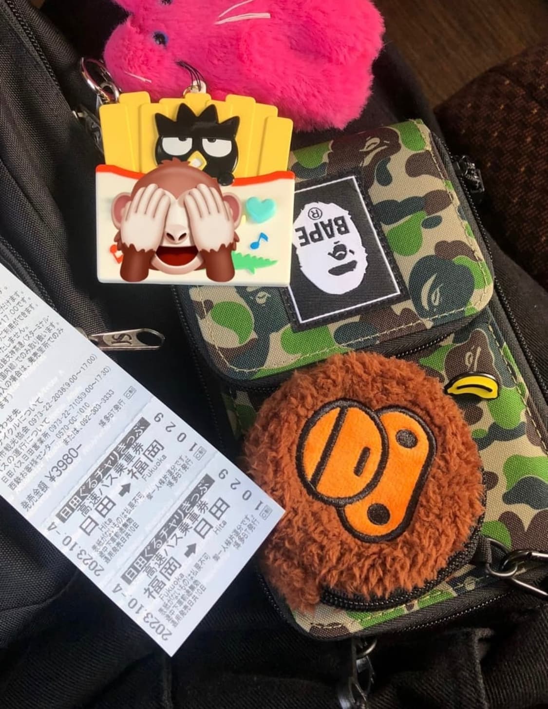 베이프 미니크로스백 (카모) 잡지부록 정품 새상품 상품이미지3