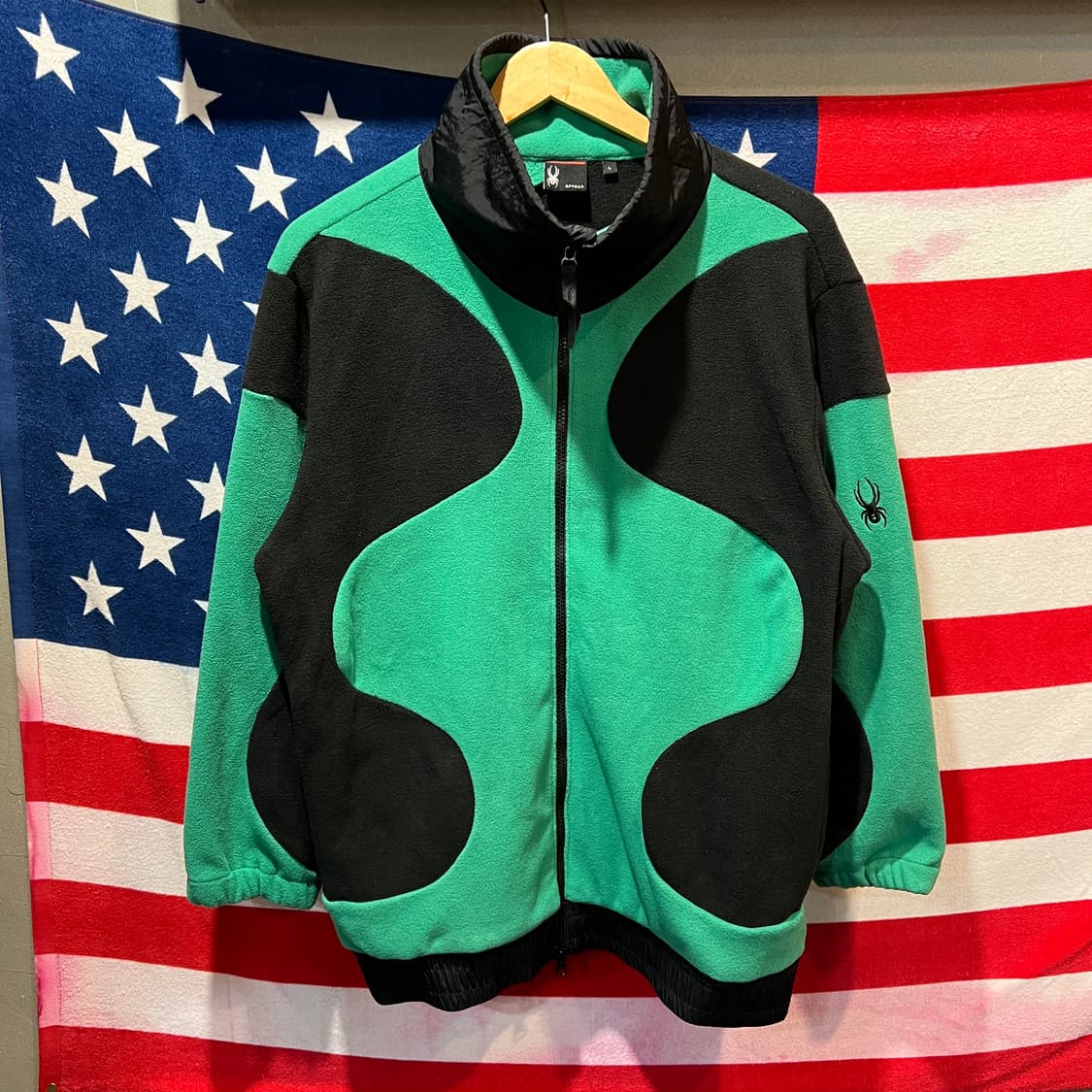 스파이더 플리스 집업 상품이미지1