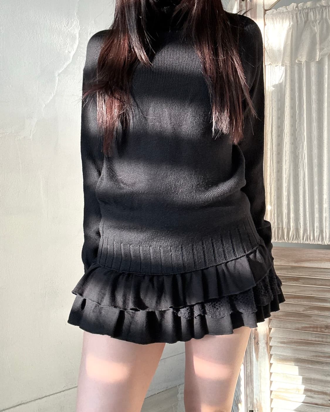 theory black turtle neck knit 상품이미지7