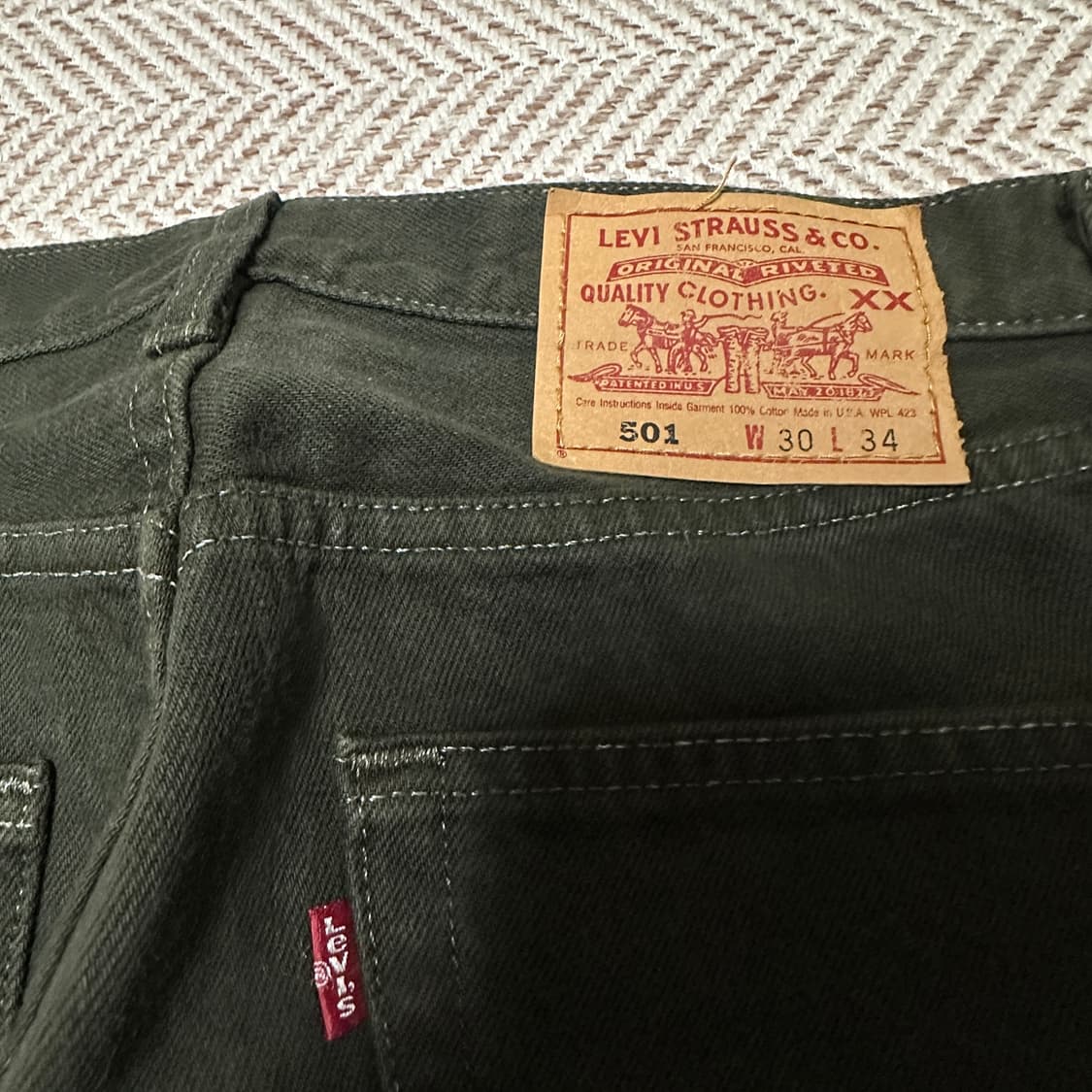 LEVI'S 501 90's usa made denim pants 상품이미지3