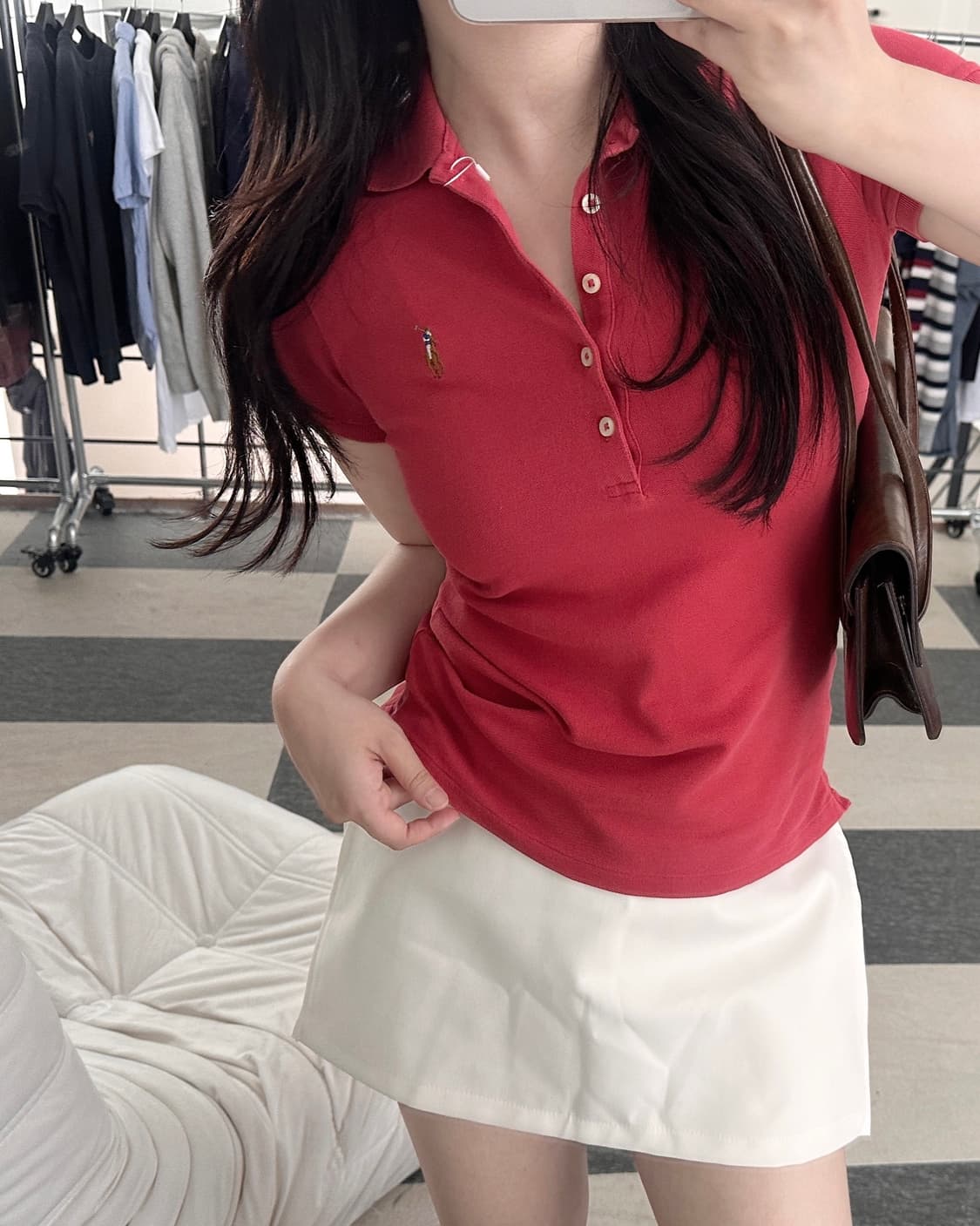 랄프로렌 5버튼 멀티포니 카라 티셔츠  상품이미지1