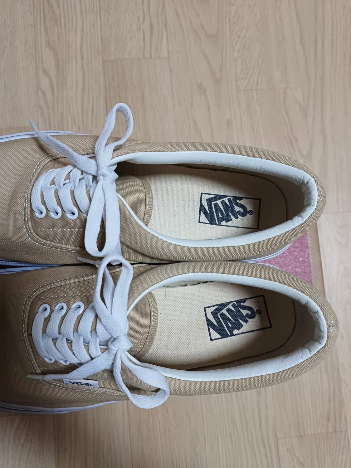270 반스 에라 베이지 캔버스 스니커즈 Vans 띠어리 어센틱 상품이미지5