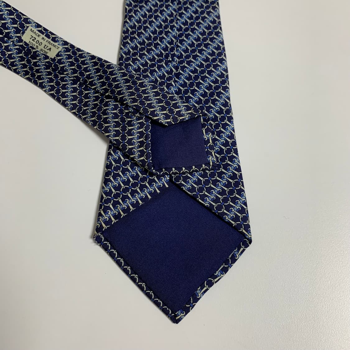 에르메스(HERMES) 명품 100실크넥타이 B+등급 8.3cm 상품이미지4