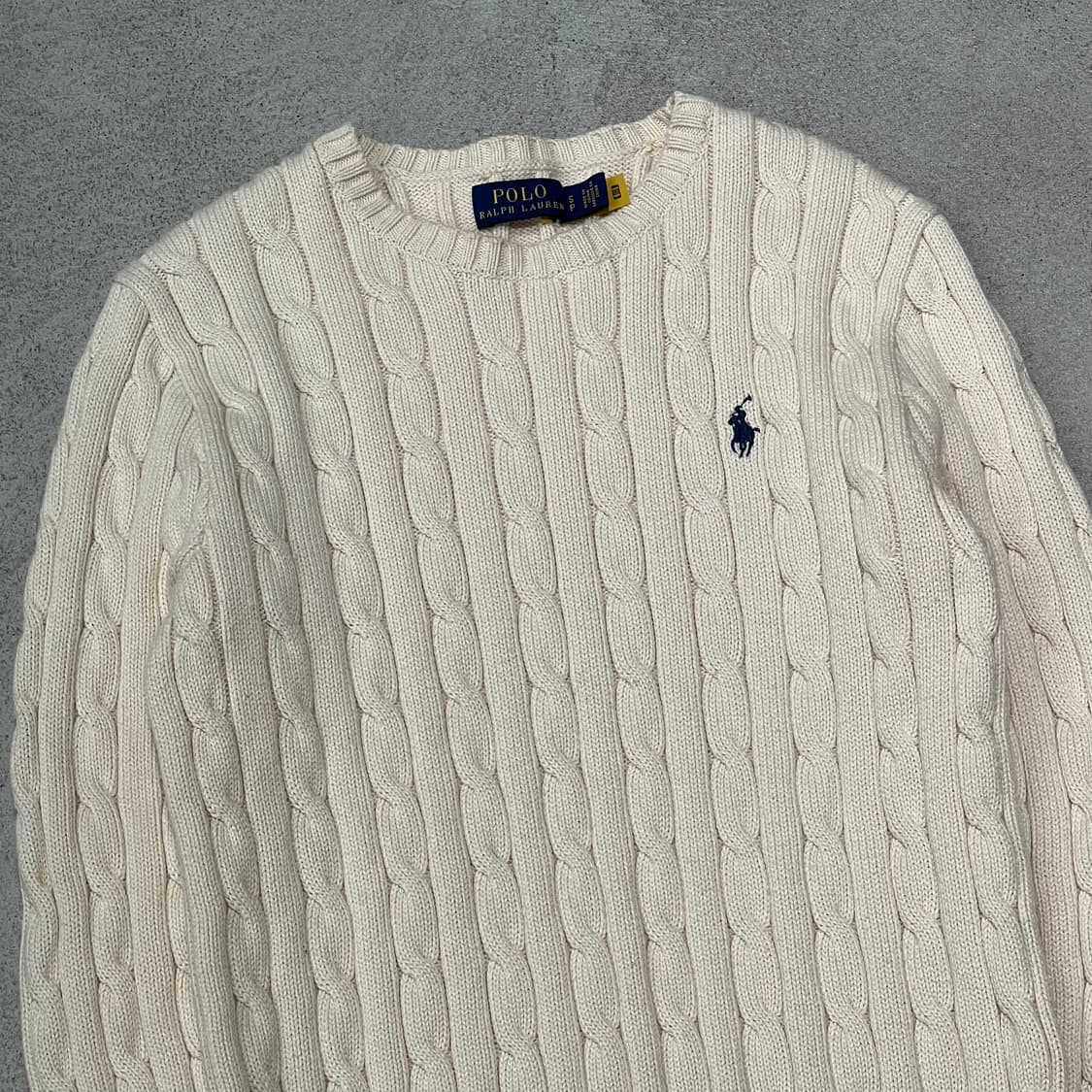 폴로 랄프로렌 신형큐알 꽈배기니트 s10669 상품이미지3