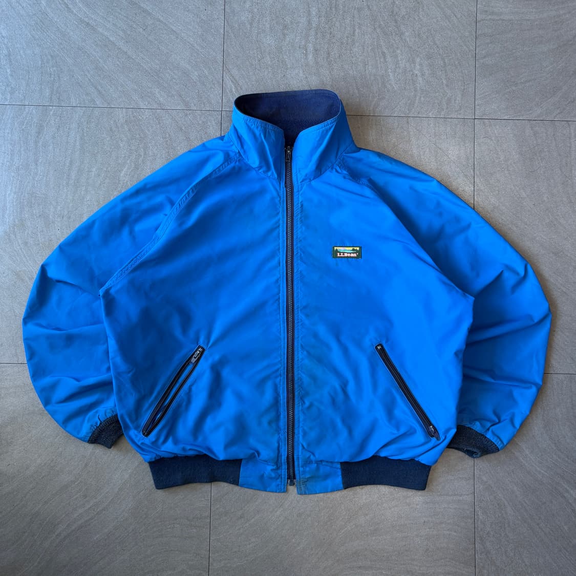 90s L.L.bean blue 90년대 엘엘빈 쓰리 시즌 블루 웜업 자 상품이미지1