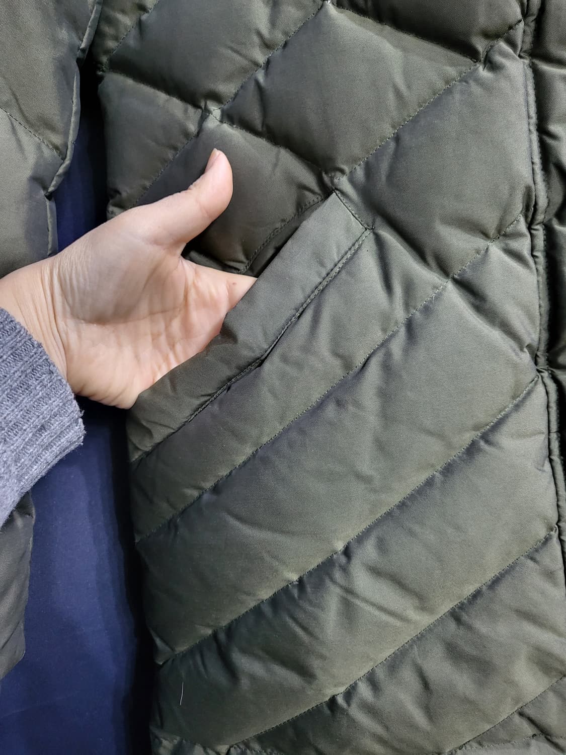 베네통 라쿤 구스다운패딩 상품이미지4