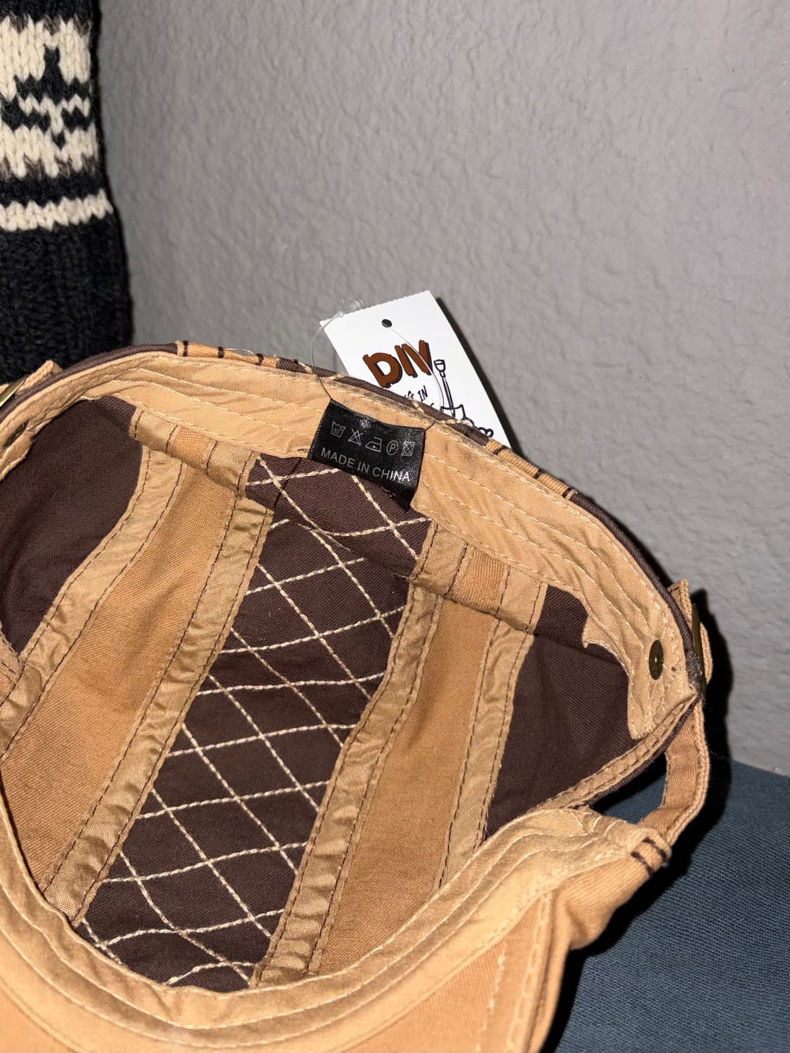 빈티지 퀄팅 헌팅캡 상품이미지7