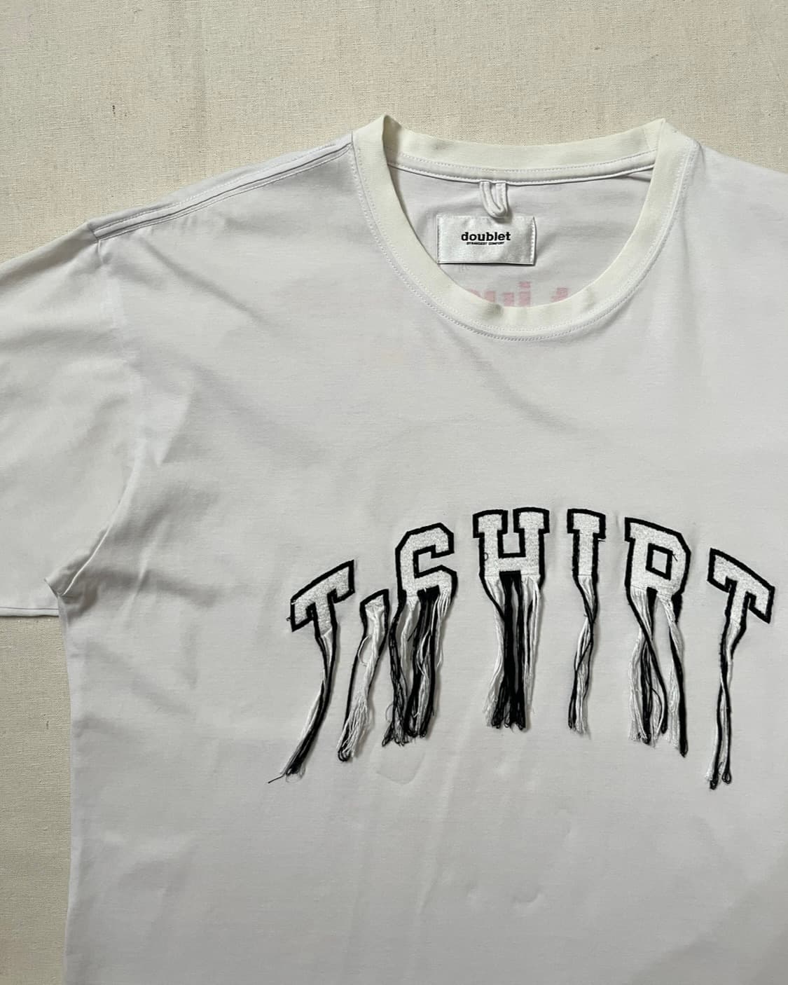 더블렛 프린지 자수 티셔츠 doublet 상품이미지5