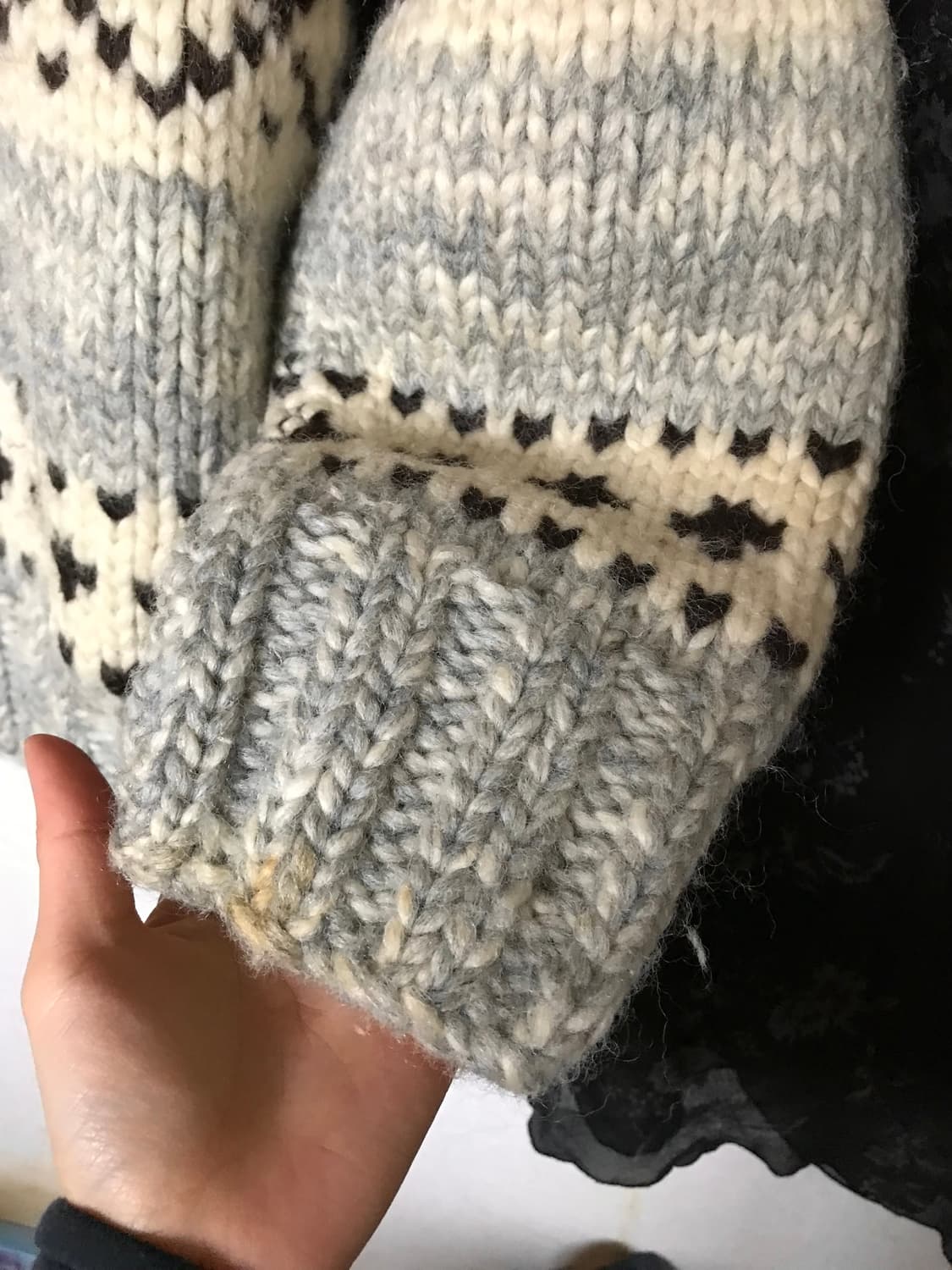 양모 100% 헤비아우터 핸드메이드코위찬 상품이미지4