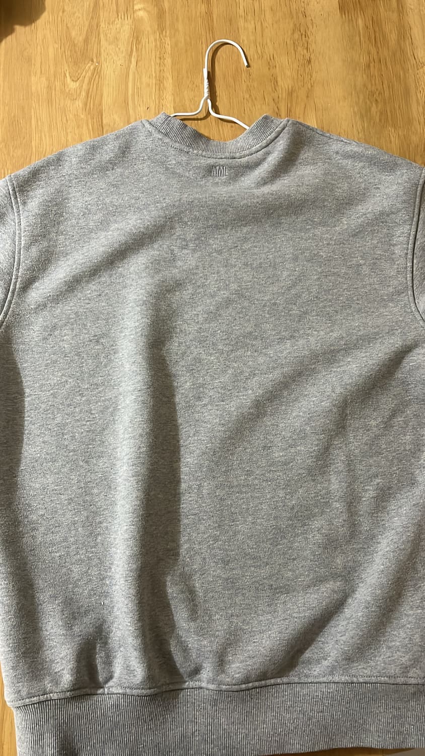 아미 맨투맨 회색 S 상품이미지2