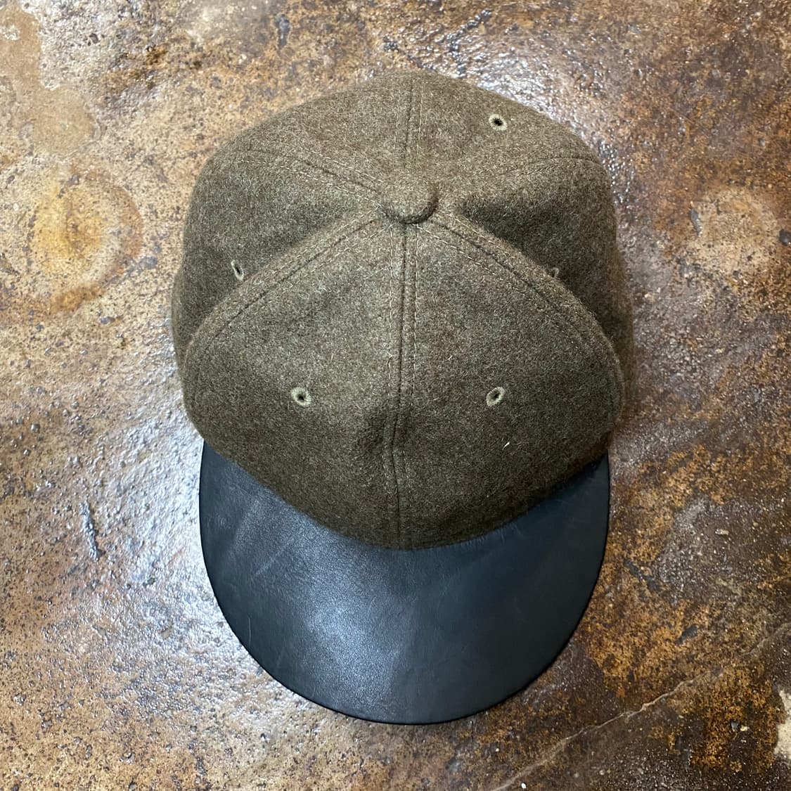 키지마타카유키 울/가죽 캡 상품이미지3