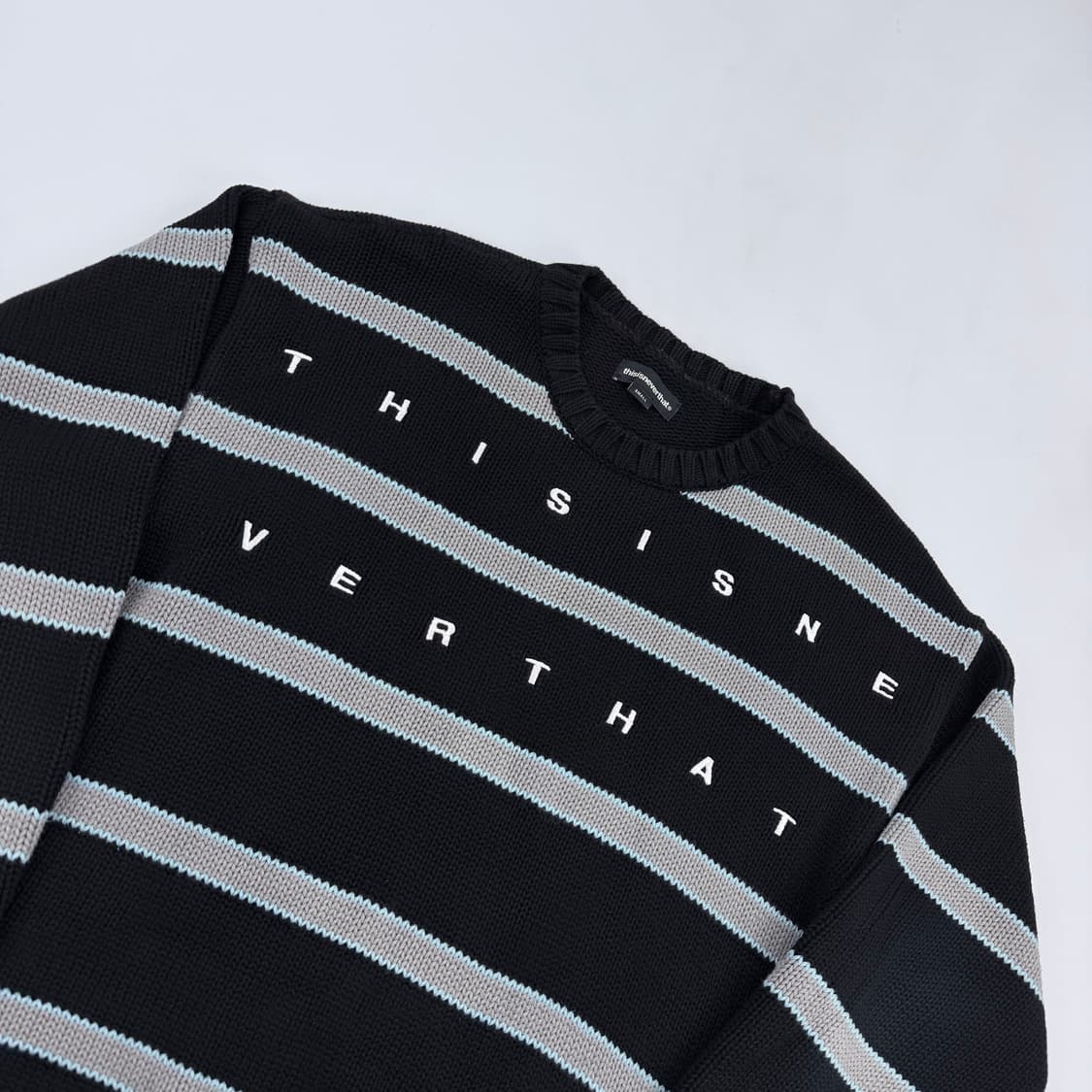 18ss 디스이즈네버댓 스트라이프 니트 상품이미지3