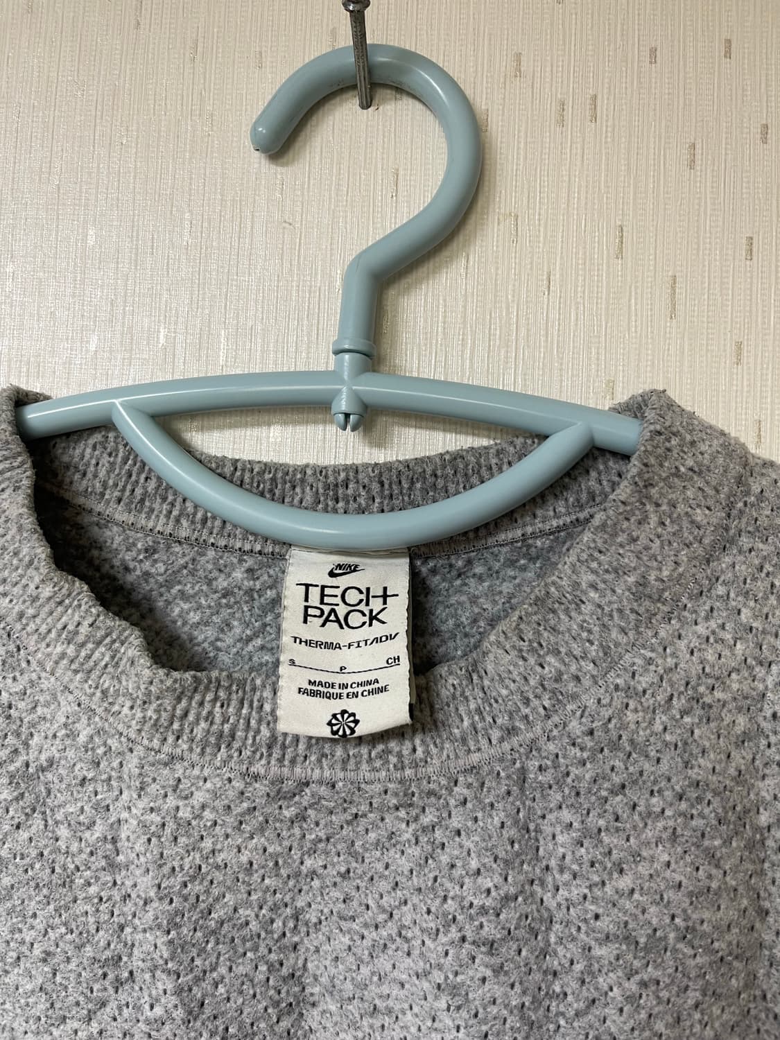 나이키 테크팩 포워드 크루넥 맨투맨 스모크 그레이 헤더 S 상품이미지4