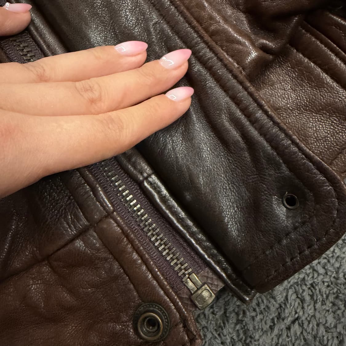 [ L ] 빈티지 G-1 양가죽 레더 가죽 자켓 상품이미지7