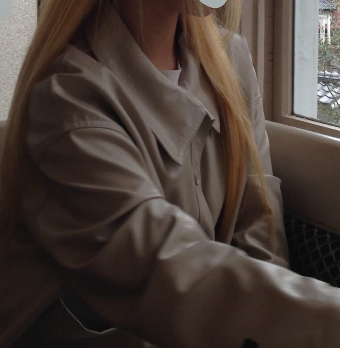 빈티지 오버 레더 자켓 상품이미지1