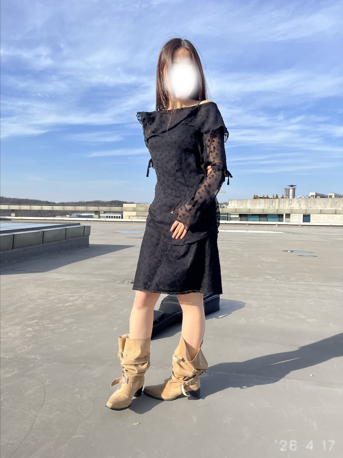 Lace Black Skirt 레이스 블랙 스커트 상품이미지2
