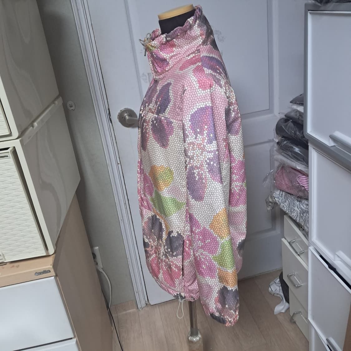 오일릴리 골프 플라워 패턴 자켓 점퍼 38(55~66)상태상급 상품이미지2