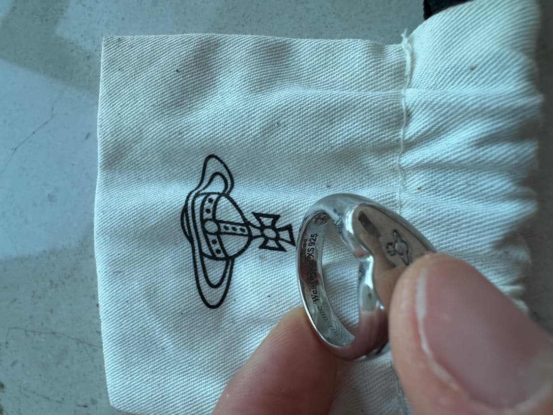 비비안웨스트우드 하트 링 반지 사이즈 7 상품이미지4