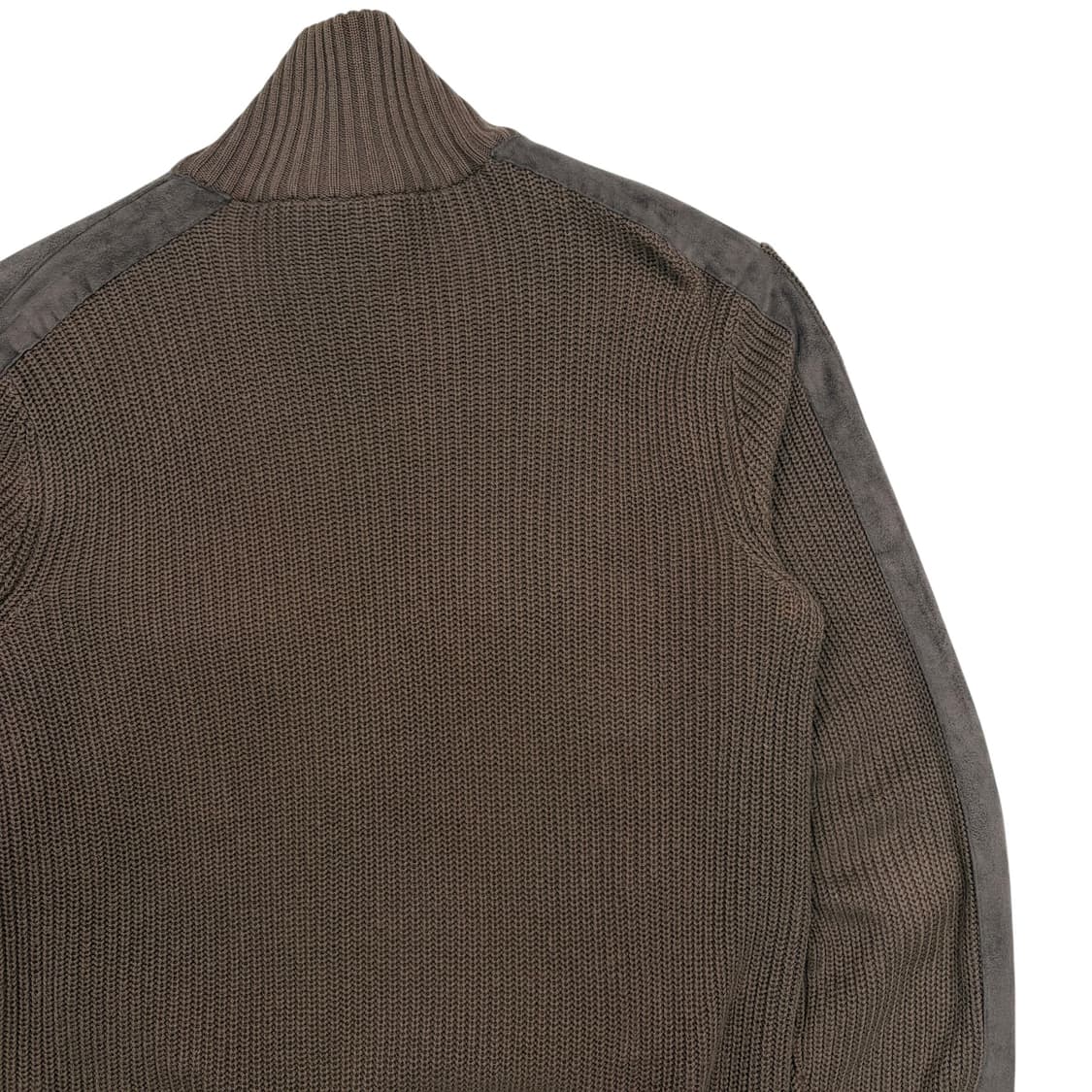 아르마니 익스체인지 투웨이 스웨이드 니트 집업 자켓 S 상품이미지5