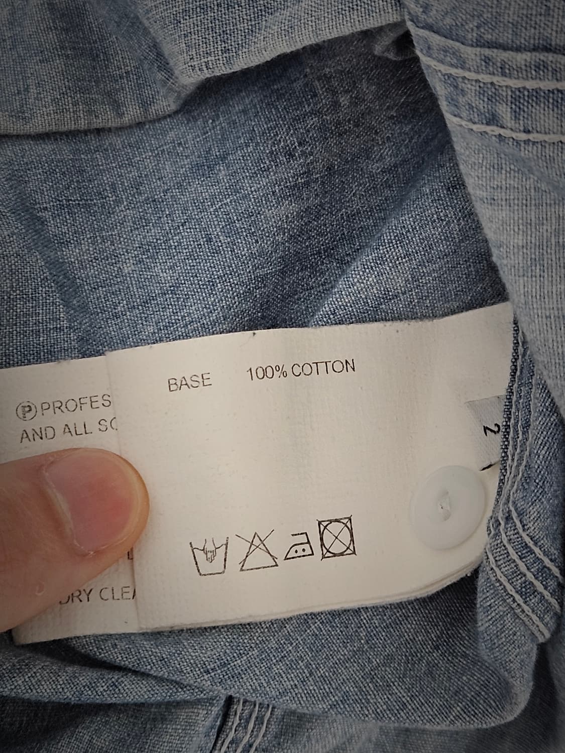 언유즈드 데미지 데님 셔츠 2 상품이미지7