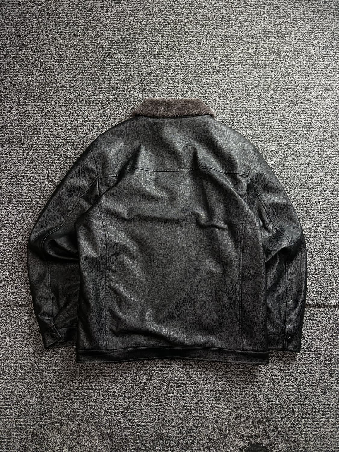 빈티지 아카이브 비건레더 블루종 자켓 3111 상품이미지4