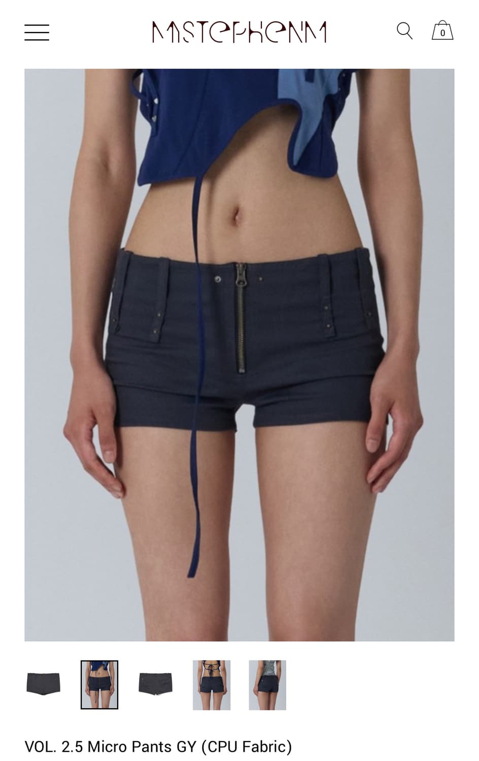 미스테페넘 VOL. 2.5 Micro Pants GY 상품이미지1