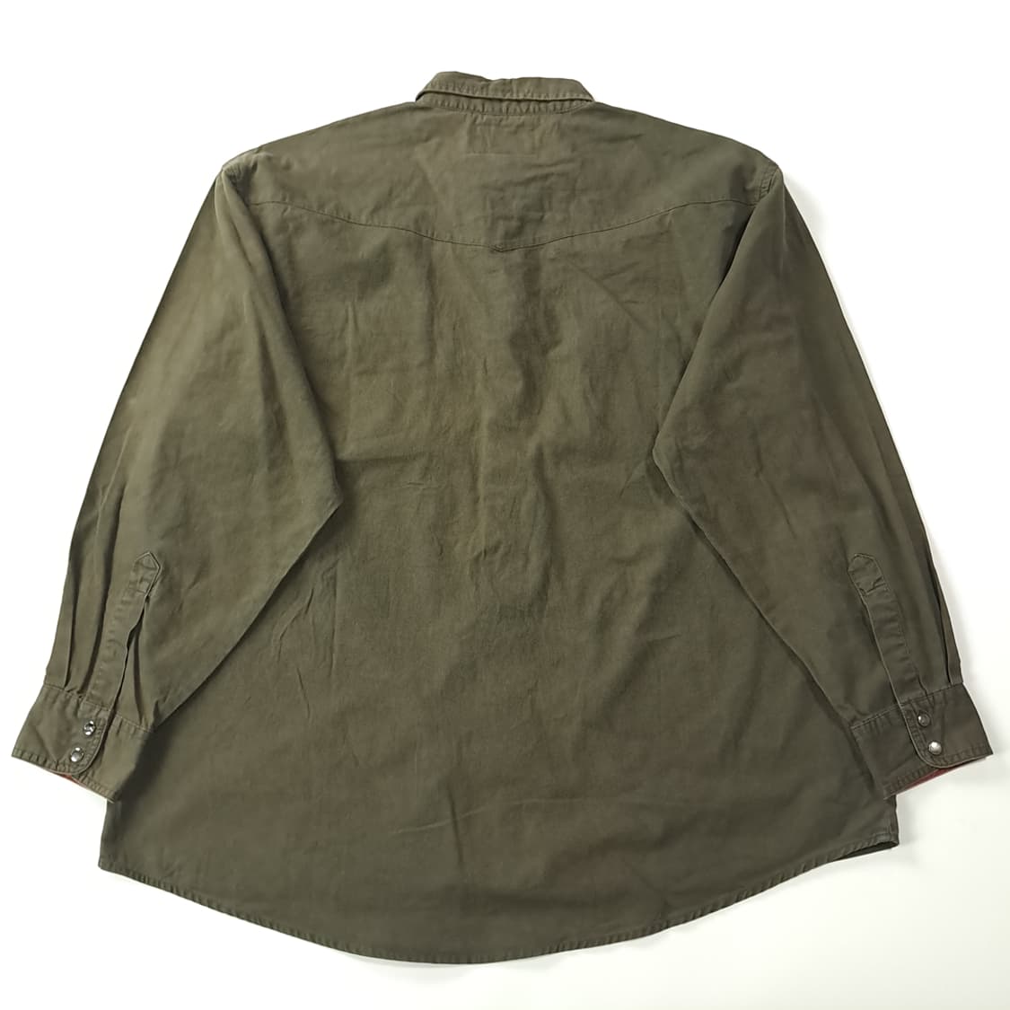 CK204 XL 랭글러 90s 다크올리브그린 웨스턴 셔츠 남방 상품이미지5