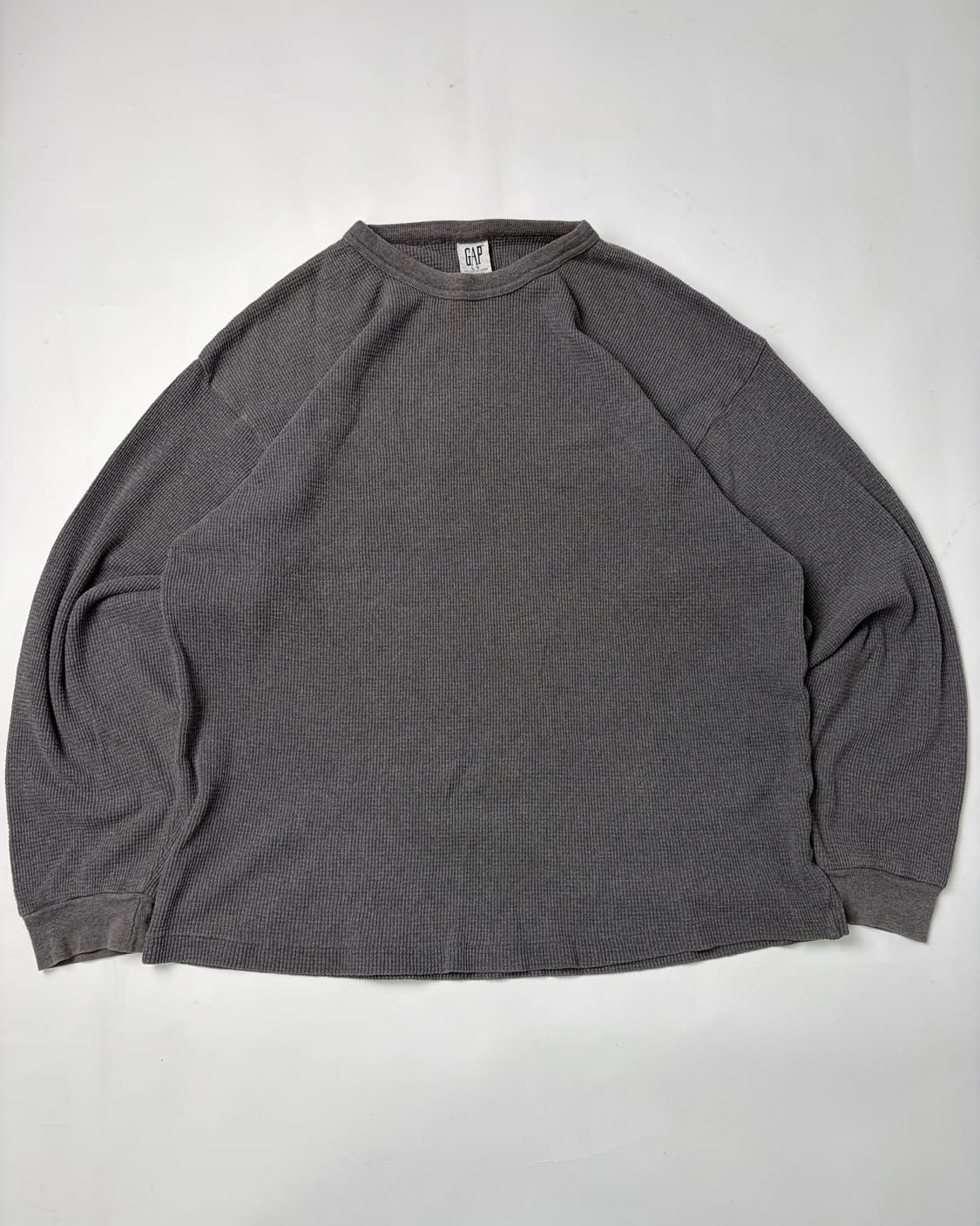 90s Gap Thermal Tee (charcoal) 상품이미지1