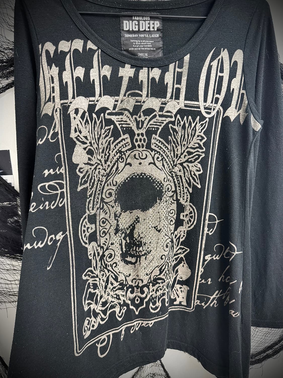 DIG DEEP printing beads longsleeve 상품이미지3