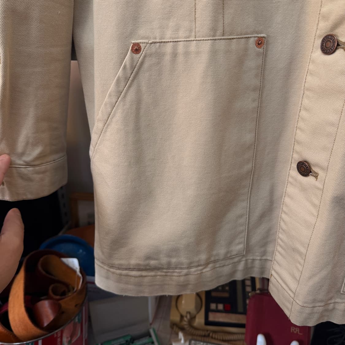 리바이스 레드 탭 코듀로이 카라 초어자켓 상품이미지4