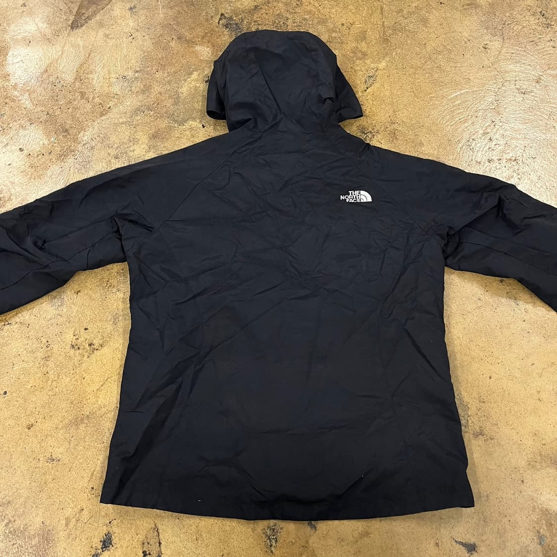 [정품/XL] 노스페이스 블랙 바람막이 후드 자켓 b14 상품이미지4