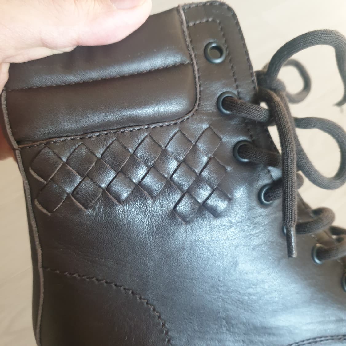 (정품)보테가 베네타 가죽 워커 브라운 부츠 36 1/2(새상품) 상품이미지2