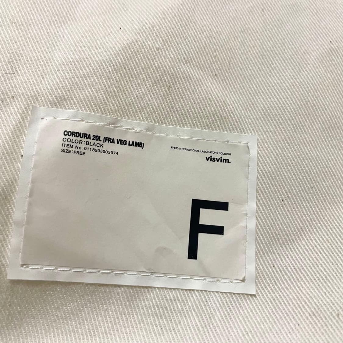 비즈빔 visvim 코듀라 20L 백팩 가방 상품이미지4