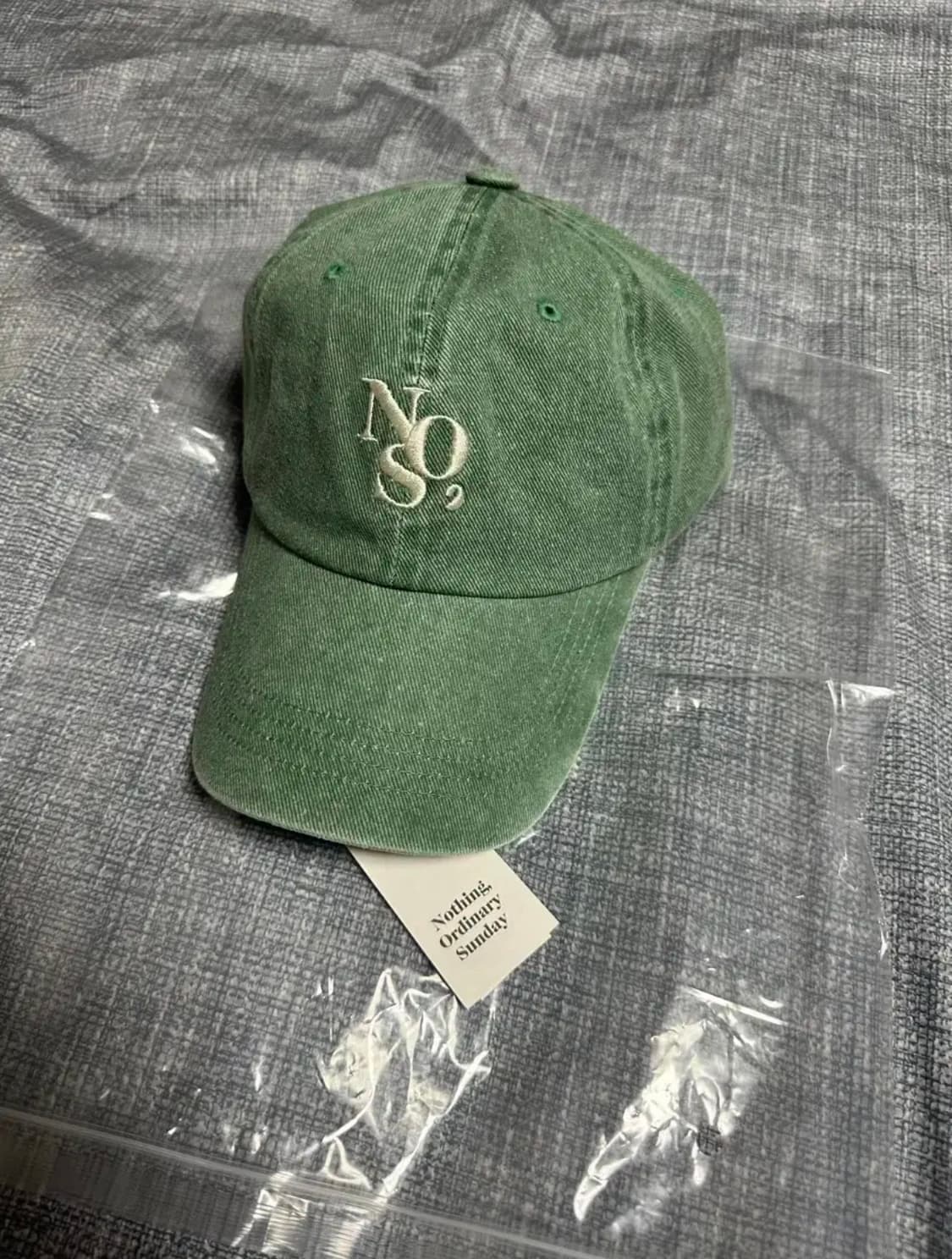 nos7 피그먼트 그린 볼캡 새상품 상품이미지1