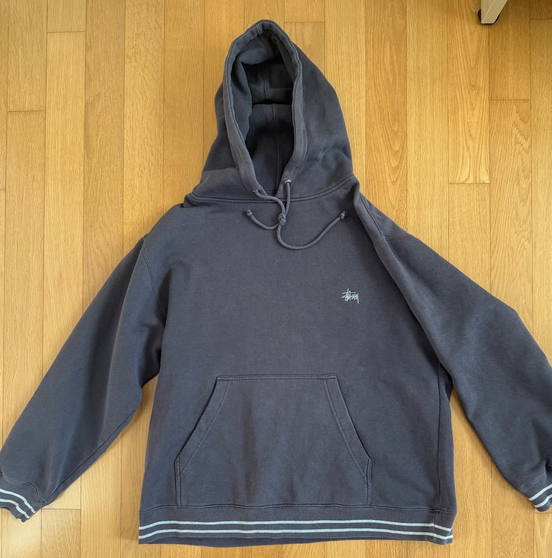 00s 스투시 후드 차콜 빈티지 스투시 후드 상품이미지1