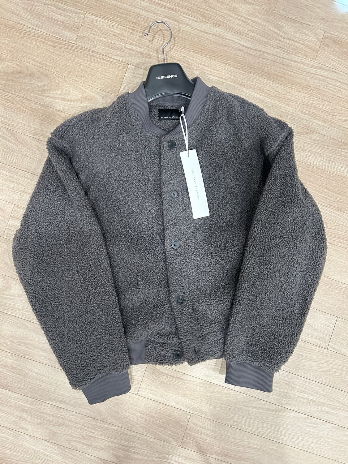 더니트컴퍼니 플리스 후리스 스타디움 점퍼 차콜 그레이 L 상품이미지5