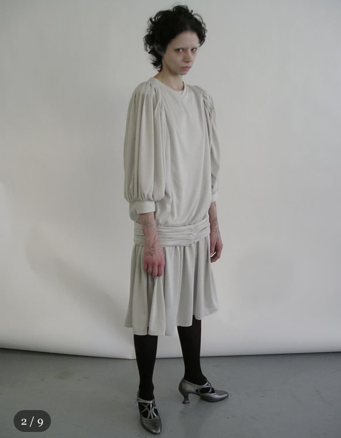 [Eont’s] Art Nouveau Dress - sage green 상품이미지2