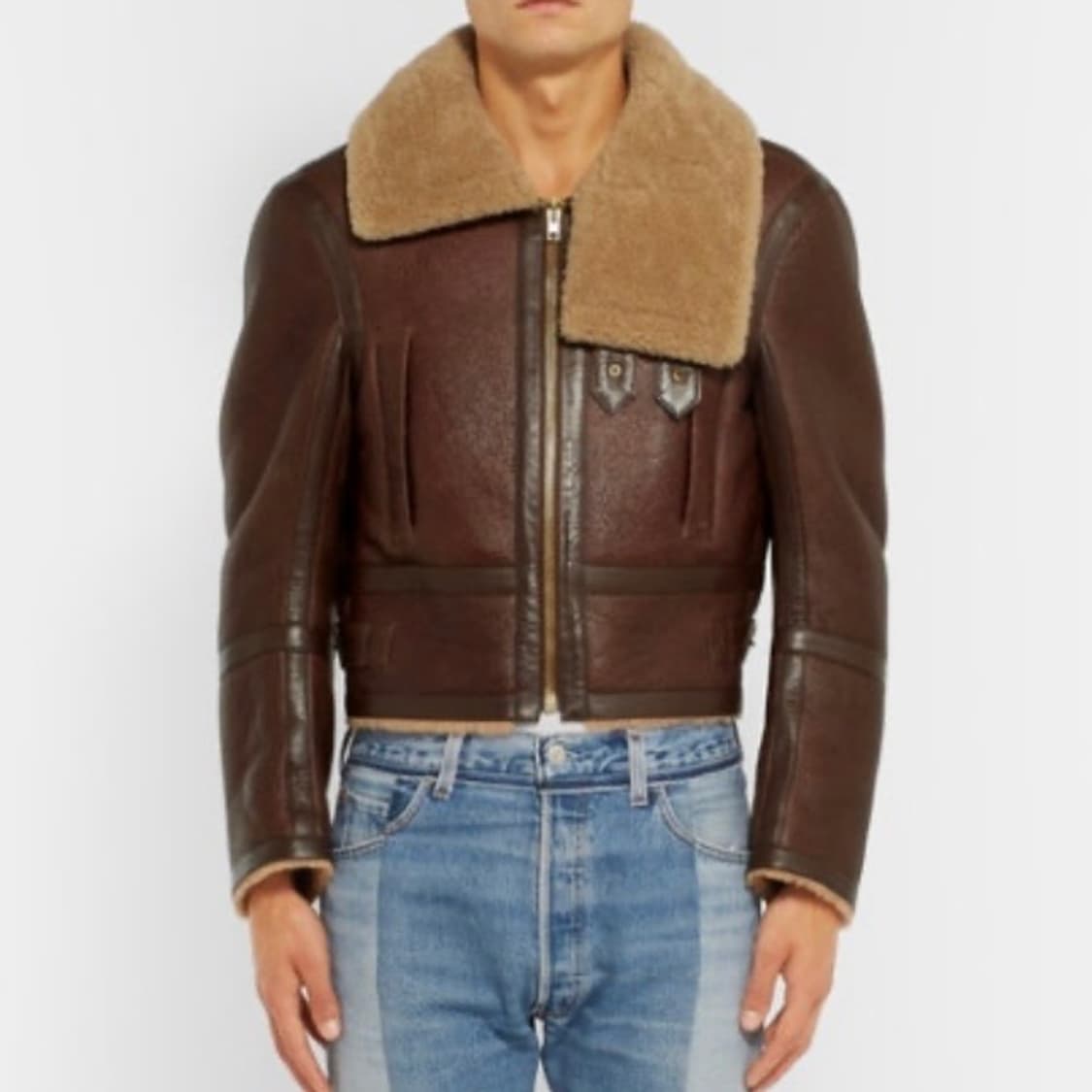 (구매) 베트멍 17시즌 크롭 무스탕 상품이미지1