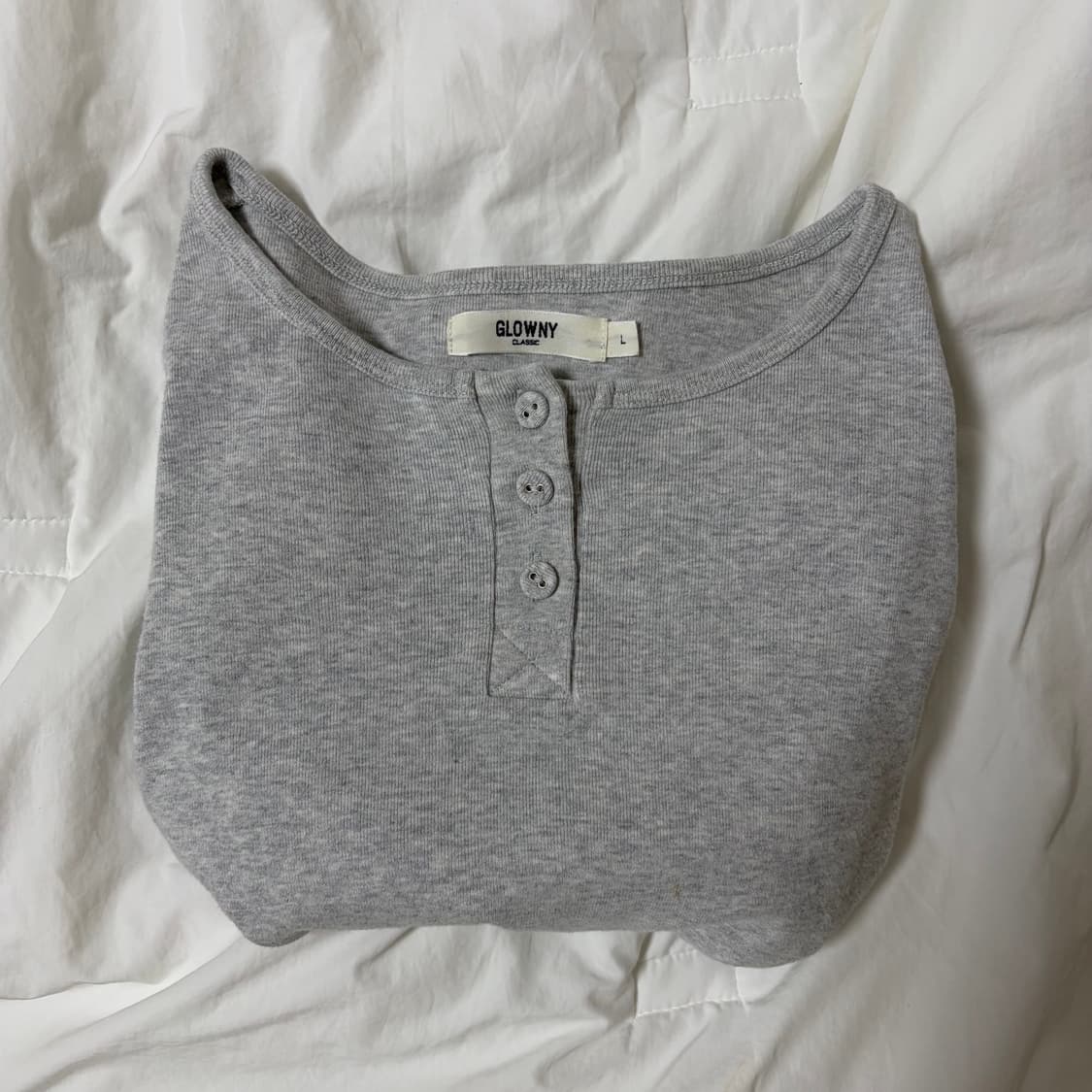 글로니 3/4 BUTTON FLY TEE L 상품이미지2