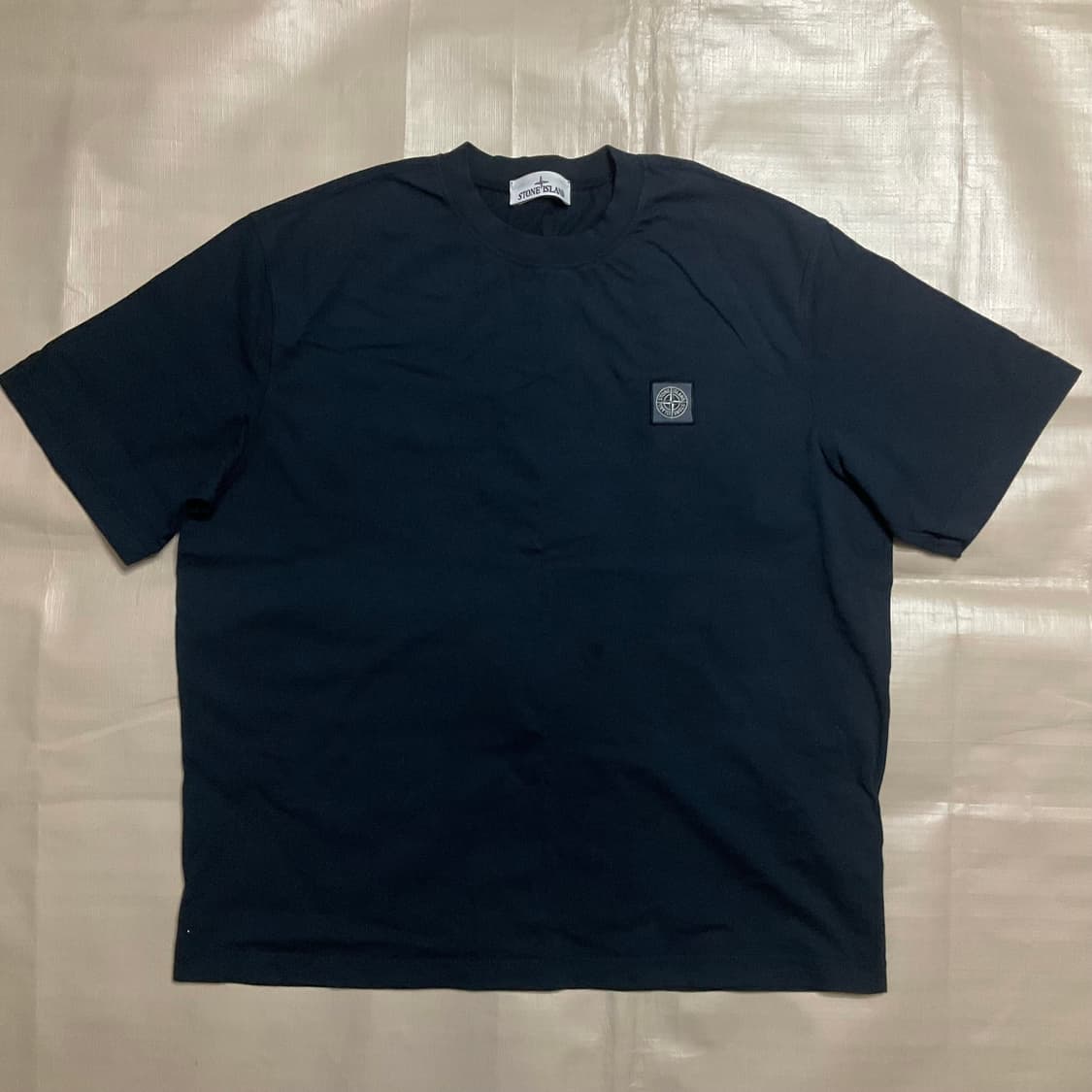 25SS 스톤아일랜드 베이직 로고 반팔티 XL 상품이미지3
