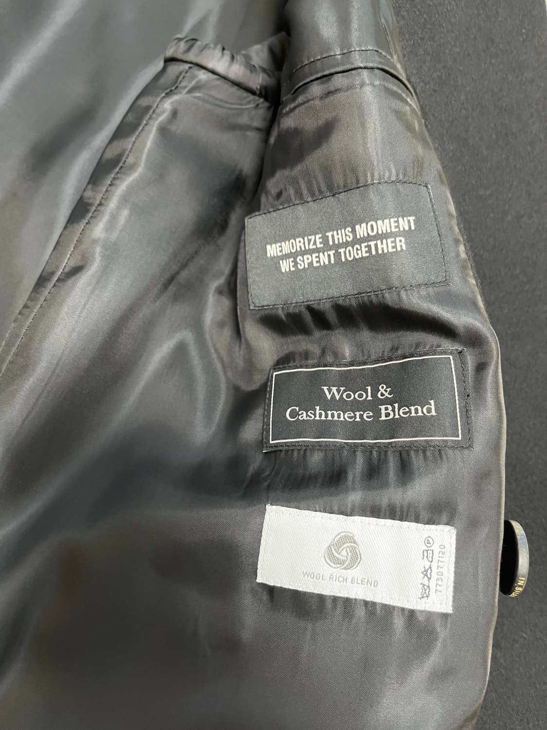 인사일런스 캐시미어 더블 롱 코트 상품이미지4