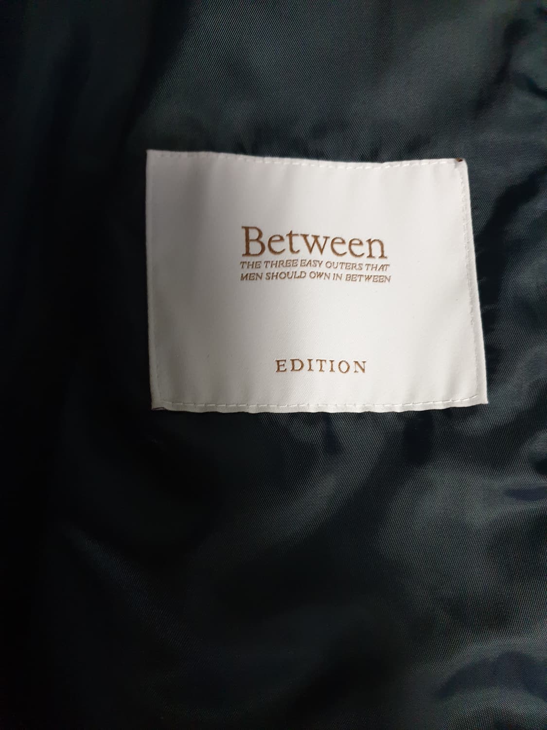 신성통상 에디션 코튼 하프 트렌치코트 다크네이비 (95) 상품이미지4