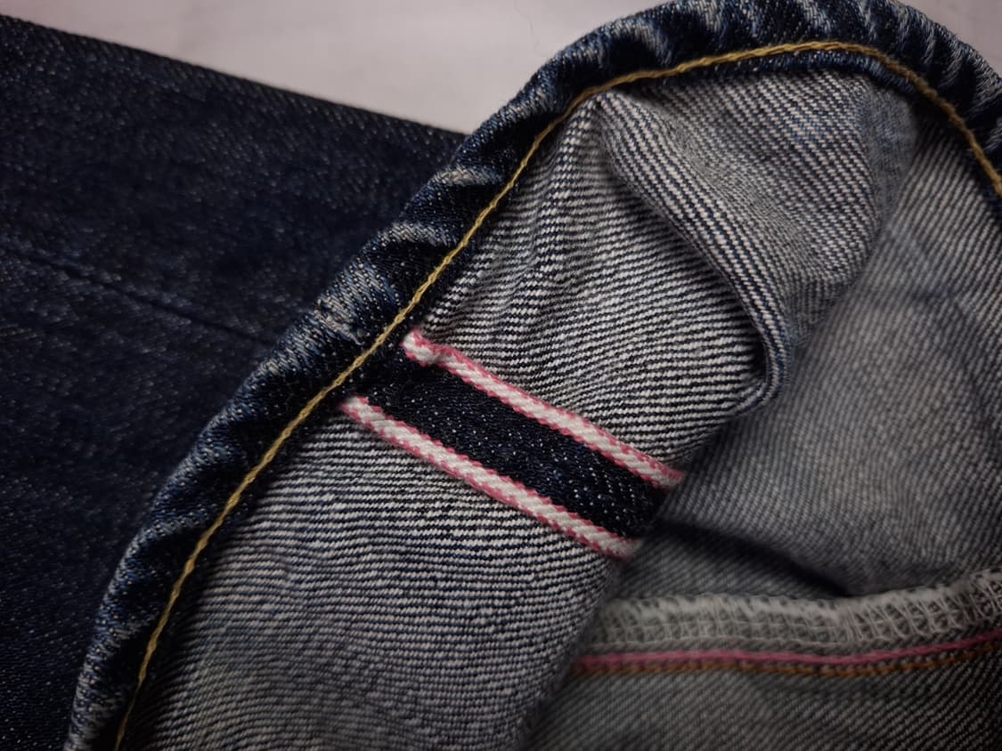 오리지날 모모타로진 버튼플라이 셀비지 데님팬츠 상품이미지6