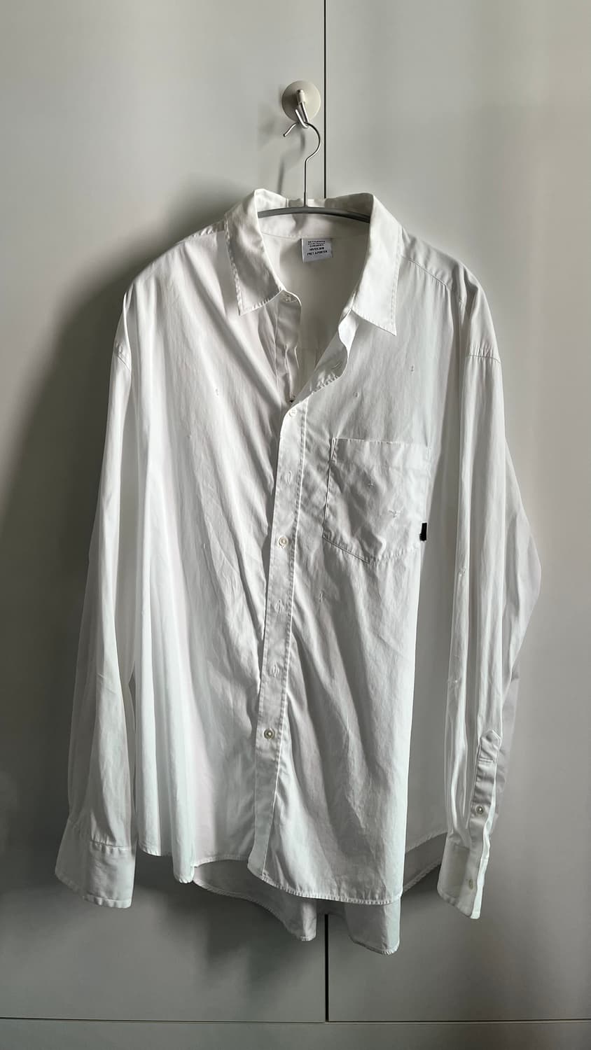 베트멍 16fw 디스트로이드 오버사이즈 셔츠 상품이미지1