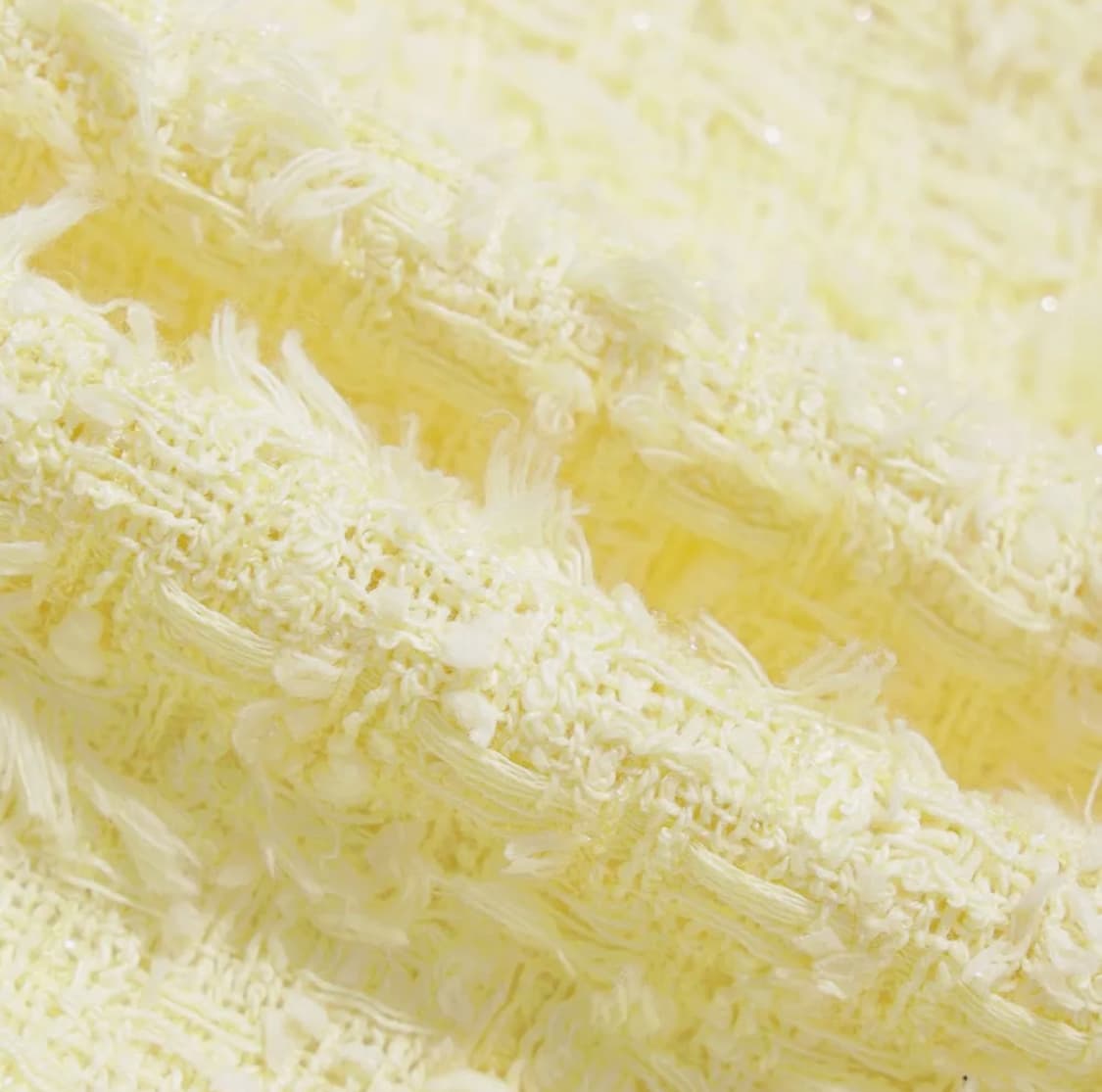 이로 25ss 모아나 트위드 자켓 - 라이트옐로우36 상품이미지5