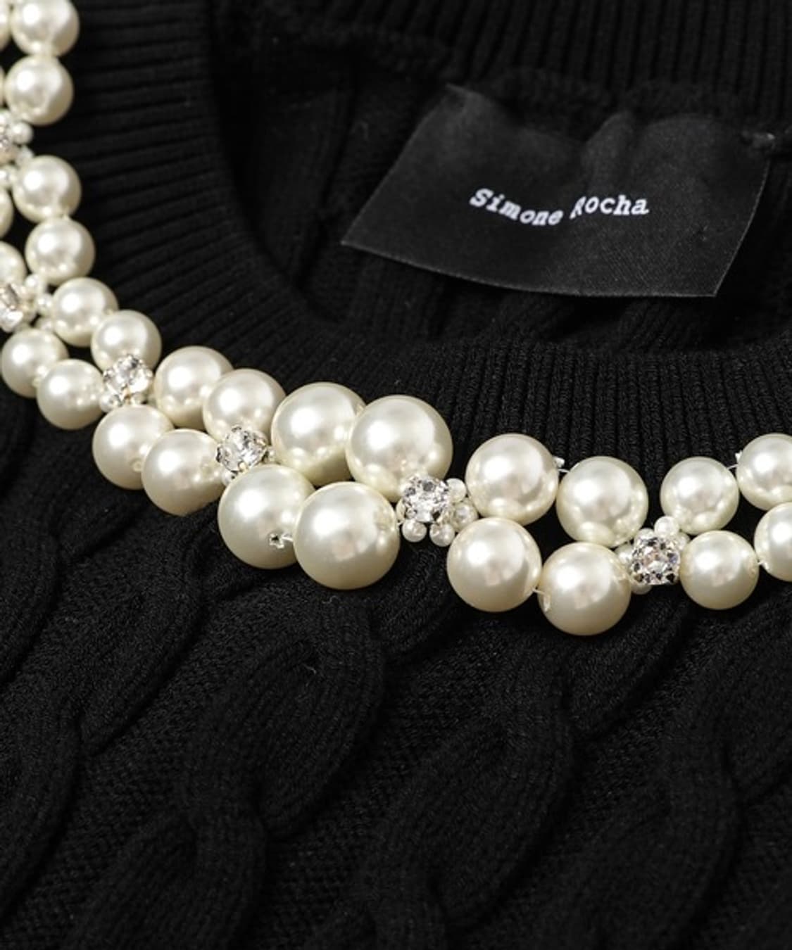 시몬 로샤 펄 케이블 스웨터 상품이미지10