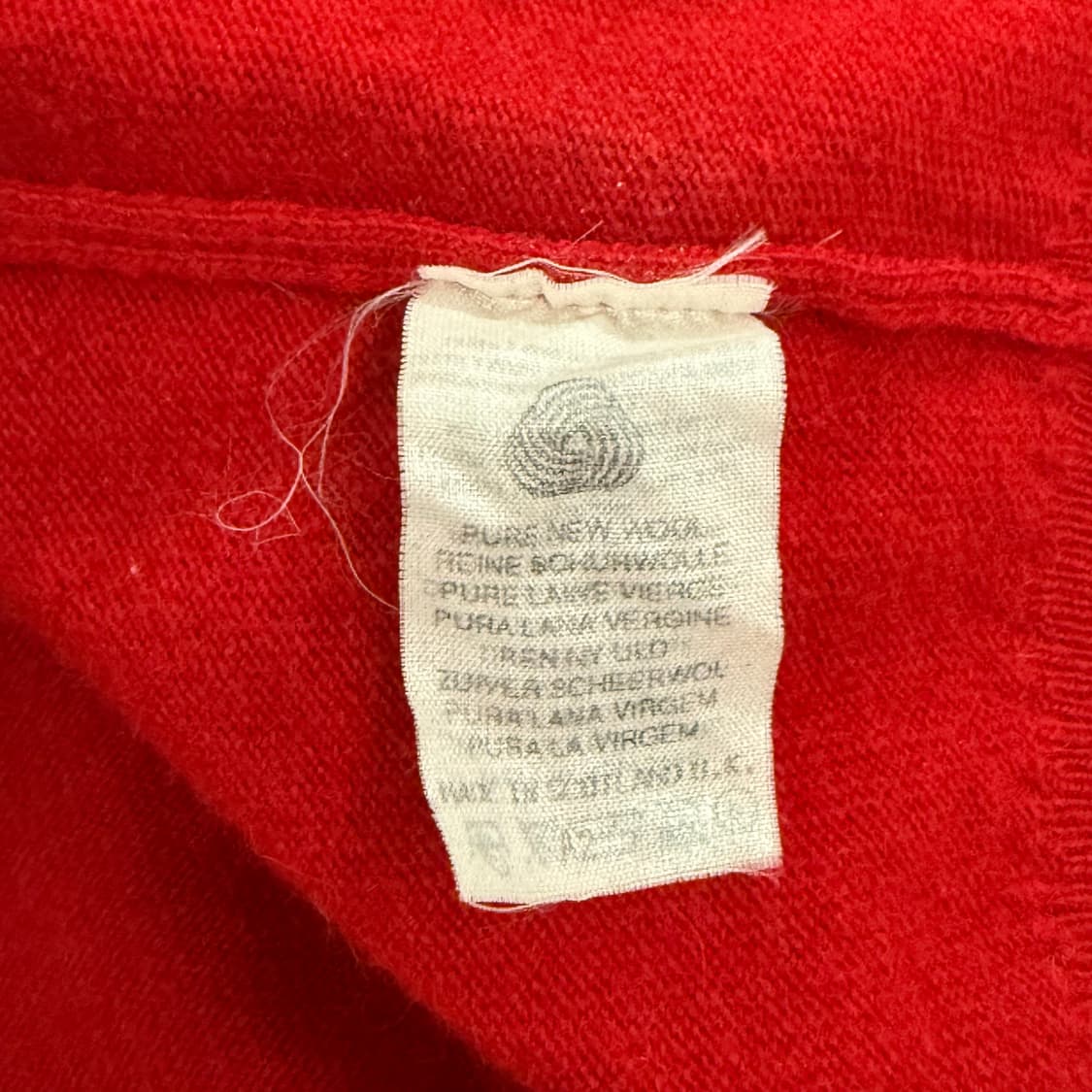 버버리 레드 금장 니트 가디건  상품이미지6