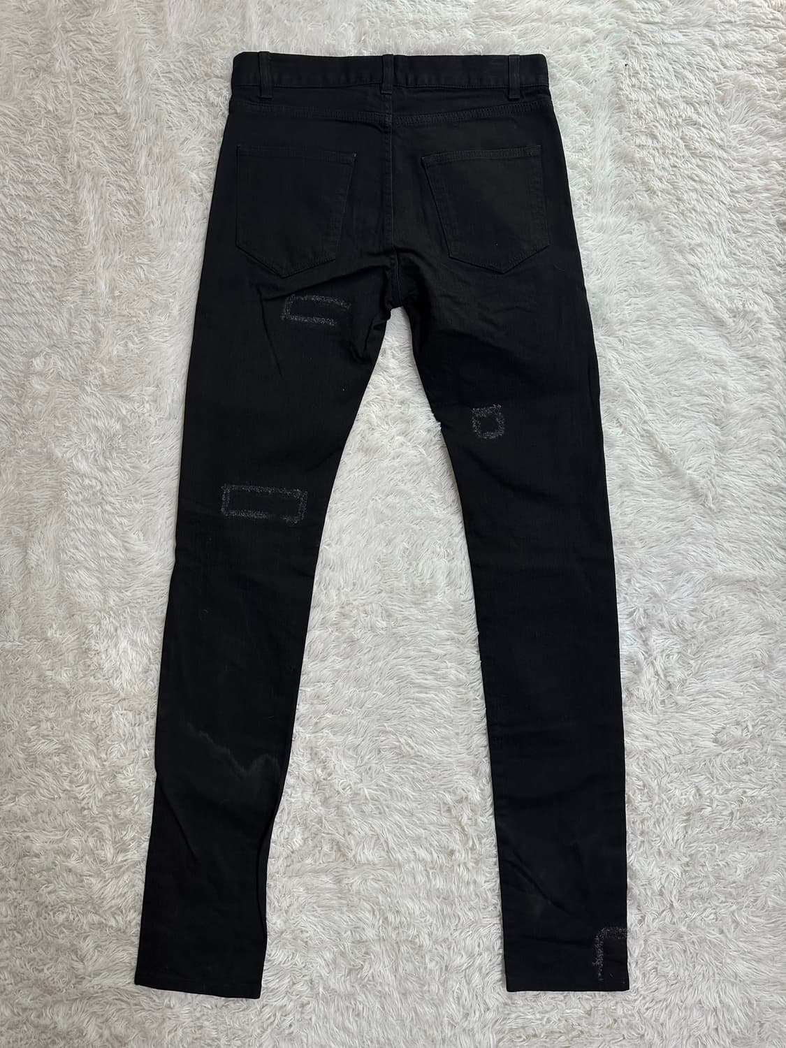 생로랑 D02 M/SK-LW 블랙 데님 팬츠 28 상품이미지5