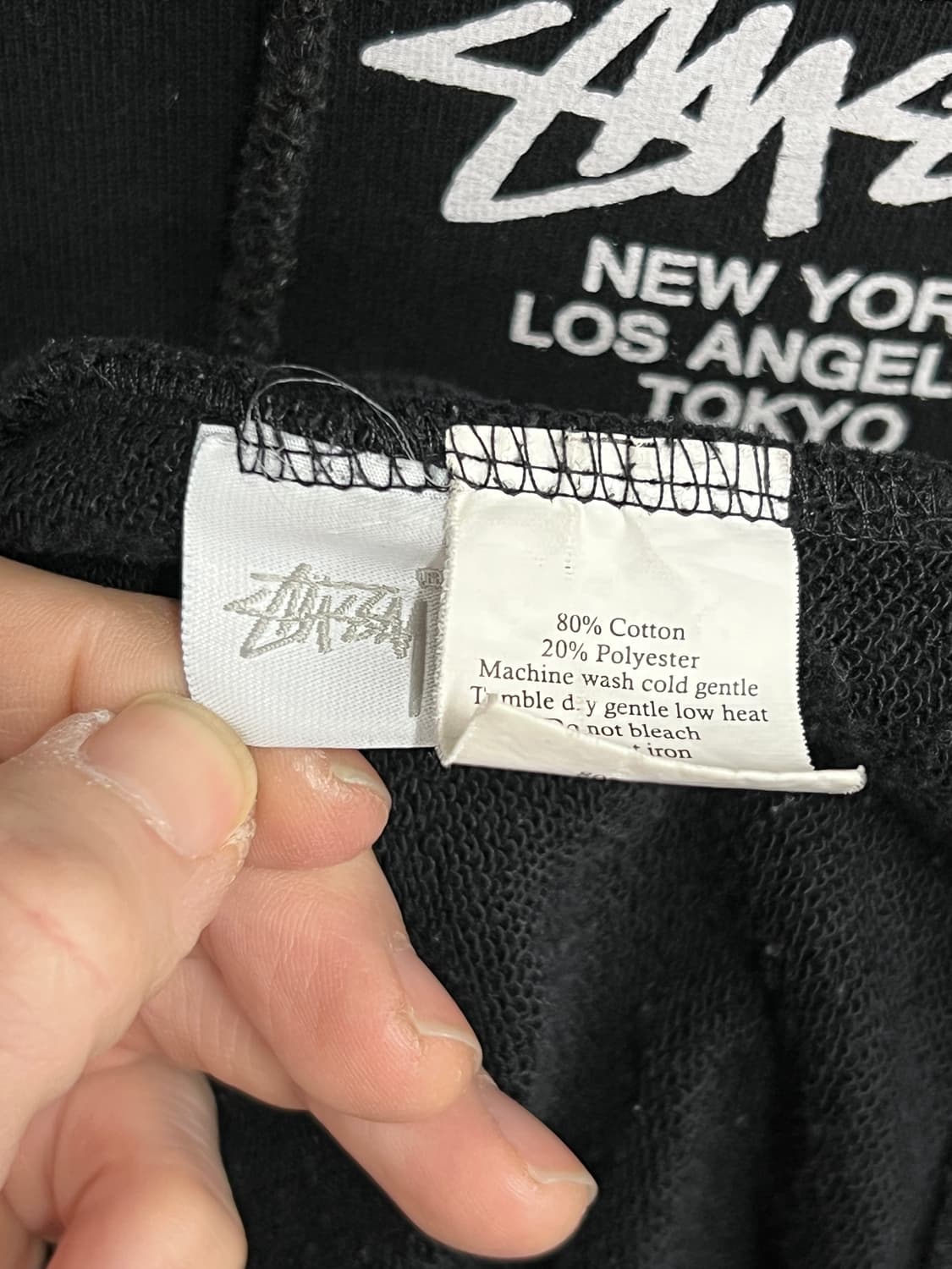 Stussy 스투시 월드 투어 사이드 플래그 로고 풀오버 후드티 상품이미지6